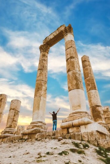 Tempio di Ercole ad Amman in Giordania