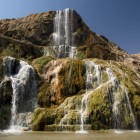 Le cascate delle sorgenti termali di Hammamat Mai'n sul Mar Morto in Giordania