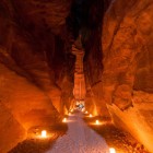 Affascinanate escursione notturna del Siq per raggiungere il Tesoro di Petra