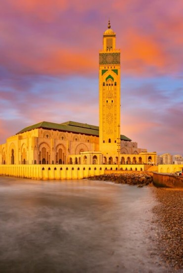 La Moschea Hassan II di Casablanca in Marocco