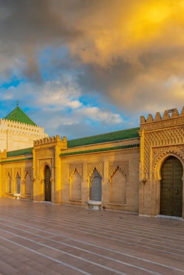 Mausoleo di Mohammed V a Rabat in Marocco