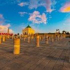 Vista della Piazza e del Mausoleo di Mohammed V a Rabat