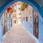 Architettura di Moulay Idriss, la città santa in Marocco, così chiamata in onore di Moulay Idriss I, che vi arrivò nel 789 portando la religione dell'Islam