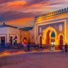 Antica porta storica di ingresso della Medina di Fes in Marocco