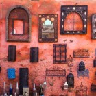 Oggettistica artigianale particolare, in vendita nei Souk della Medina di Marrakech