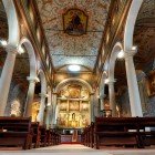 Interni della Igreja de Santa Maria nella città medioevale di  Óbidos in Portogallo