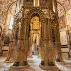 Convento dell'Ordine di Cristo a Tomar, (Patrimonio dell'Umanità UNESCO). Spettacolare esempio in stile gotico degli interni. Il convento fu costruito nel XII secolo dall'ordine dei Templari