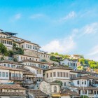 Tipiche case ottomane a Berat in Albania