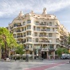 Casa Milà, conosciuta anche come La Pedrera, progettata da Antoni Gaudí, il 20 aprile 2017 a Barcellona